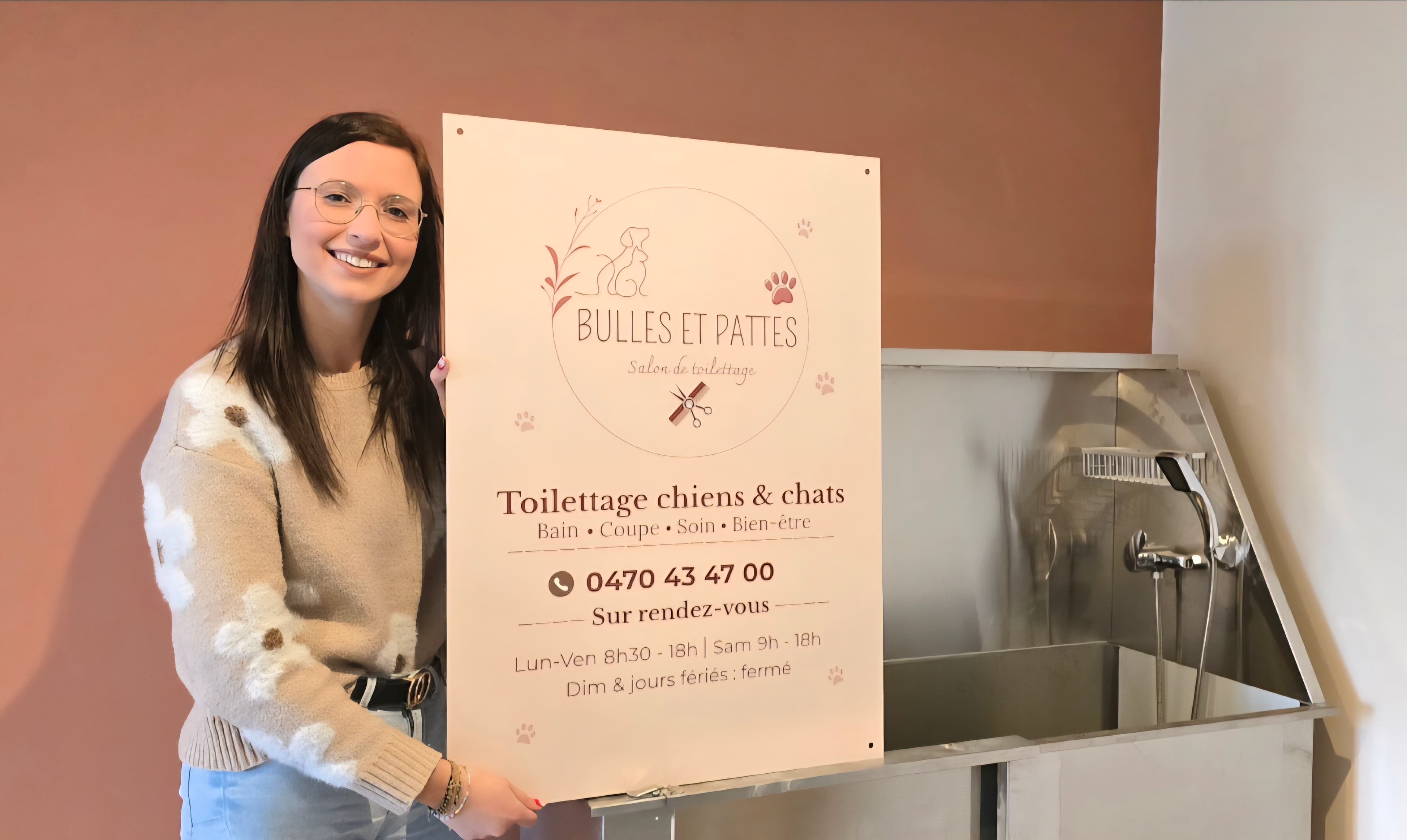 Bulles et Pattes — Laurine, toiletteuse